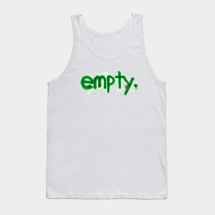 Graffiti Art Spray Paint Urban Street Word Empty Tank Top